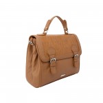 Beau Design Stylish Tan Color Imported PU Leather Slingbag With Adjustable Strap For Women's/Ladies/Girls